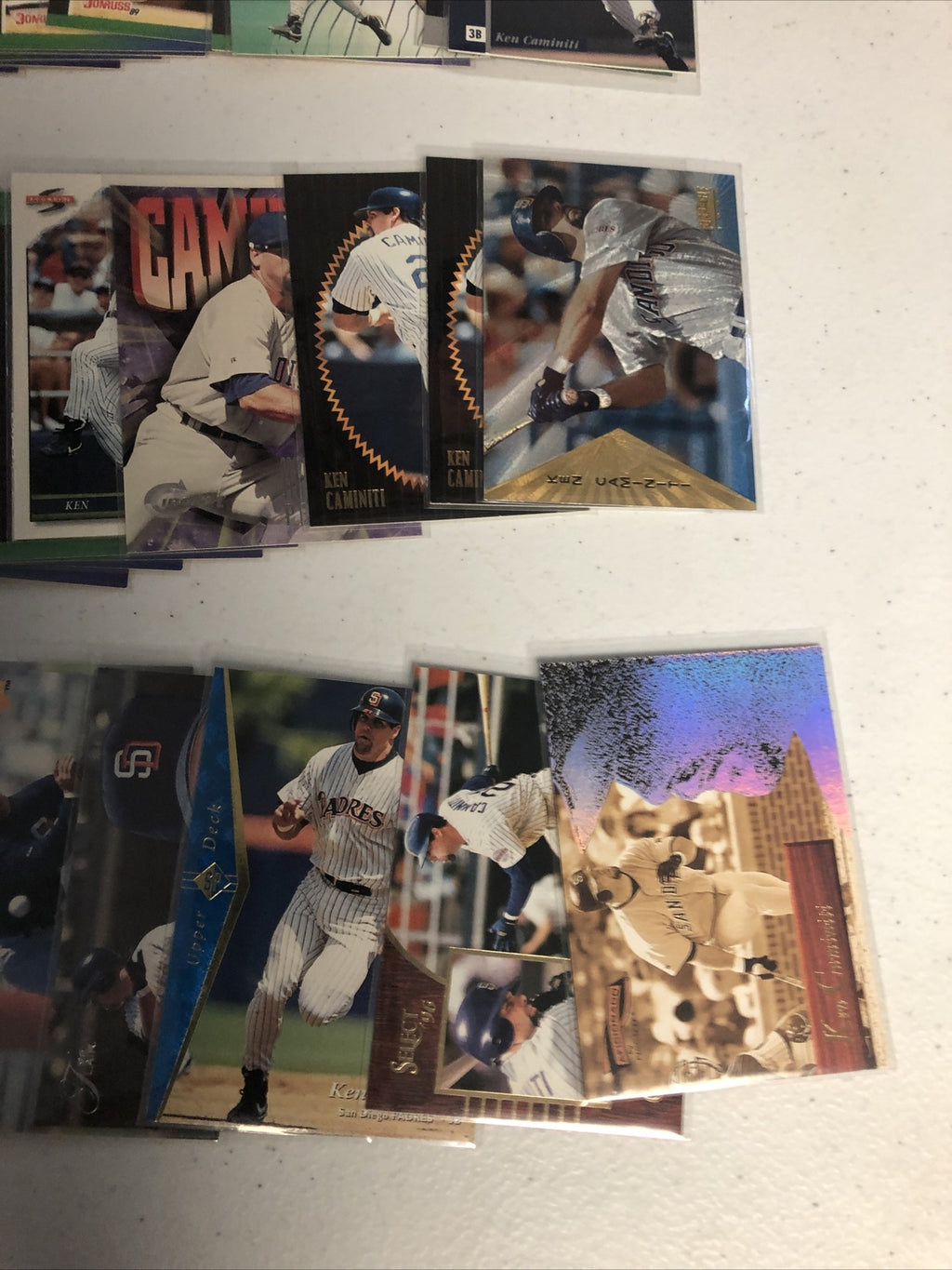 Ken Caminiti baseball card lot 140+ card Astros