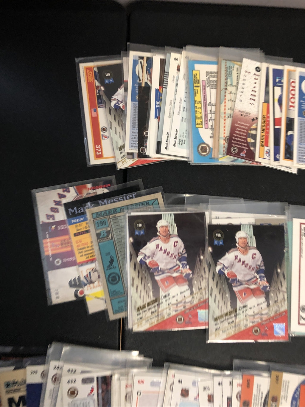 Mark Messier hockey card lot 124 cards Rangers Oilers