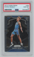 2019-20 Panini Prizm Darius Bazley Rookie PSA 10 Oklahoma City Thunder #289