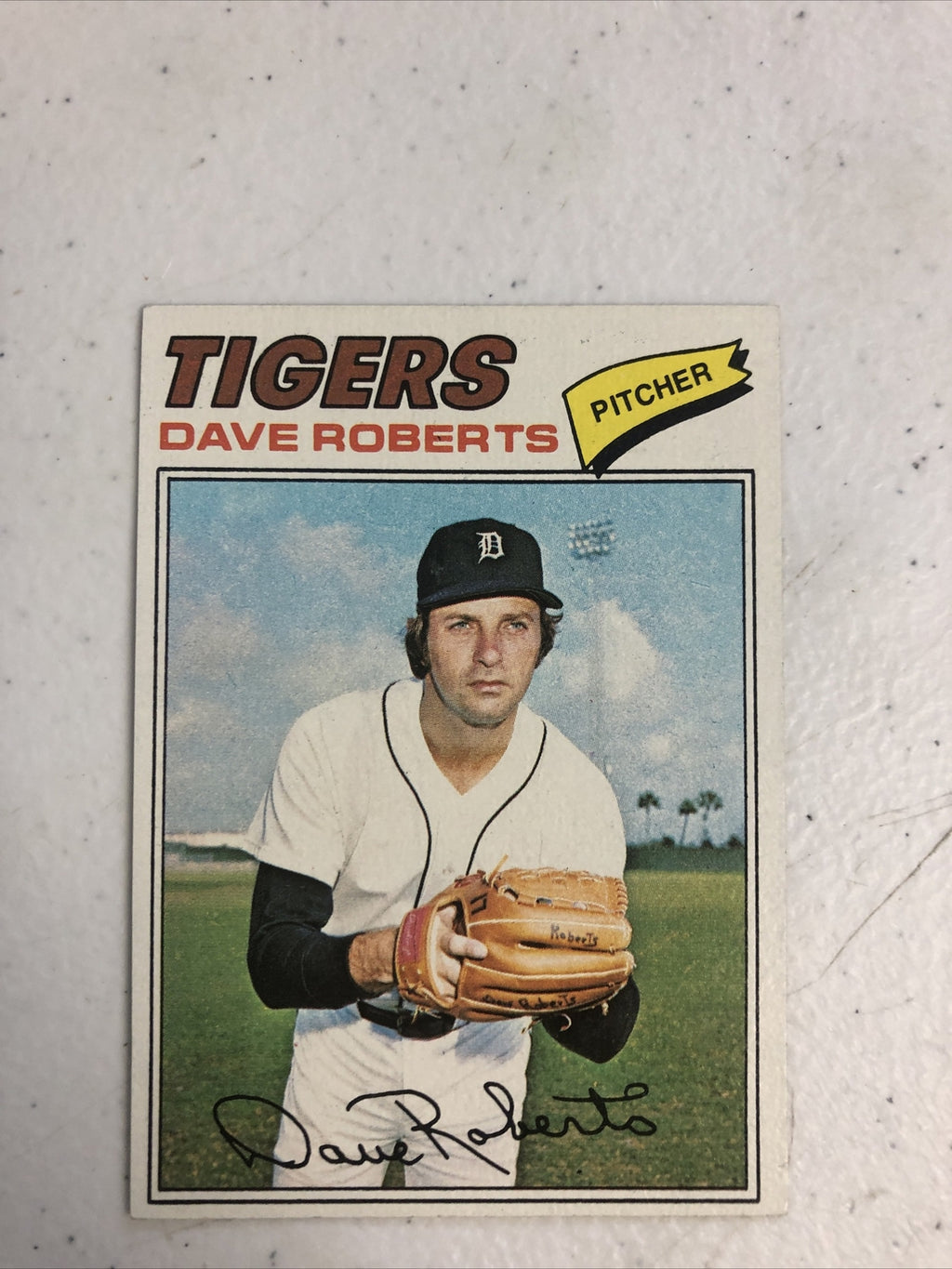 1977 Topps Dave Roberts Detroit Tigers #363
