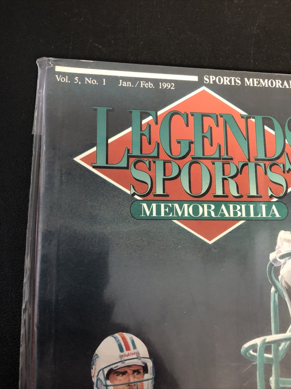 92’ LEGENDS SPORTS MEMORABILIA MAGAZINE. VOL-5 #1 JAN/FEB MARINO