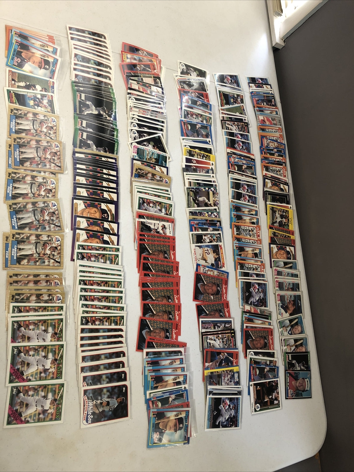 Carlton Fisk Baseball Card Lot 300+