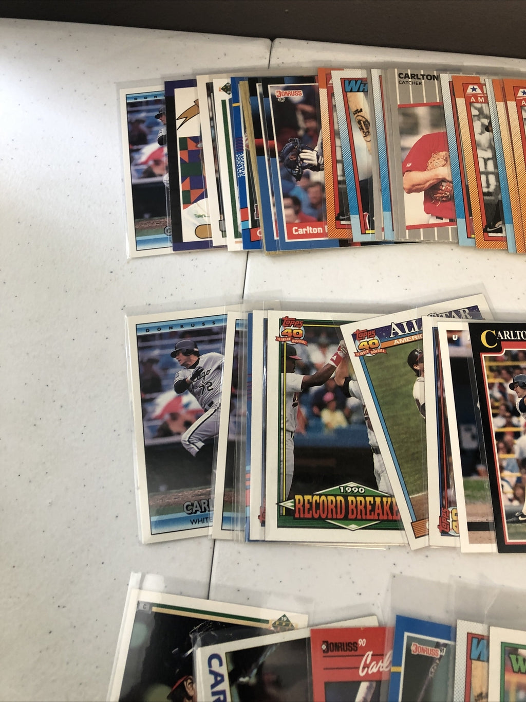Carlton Fisk Baseball Card Lot 300+