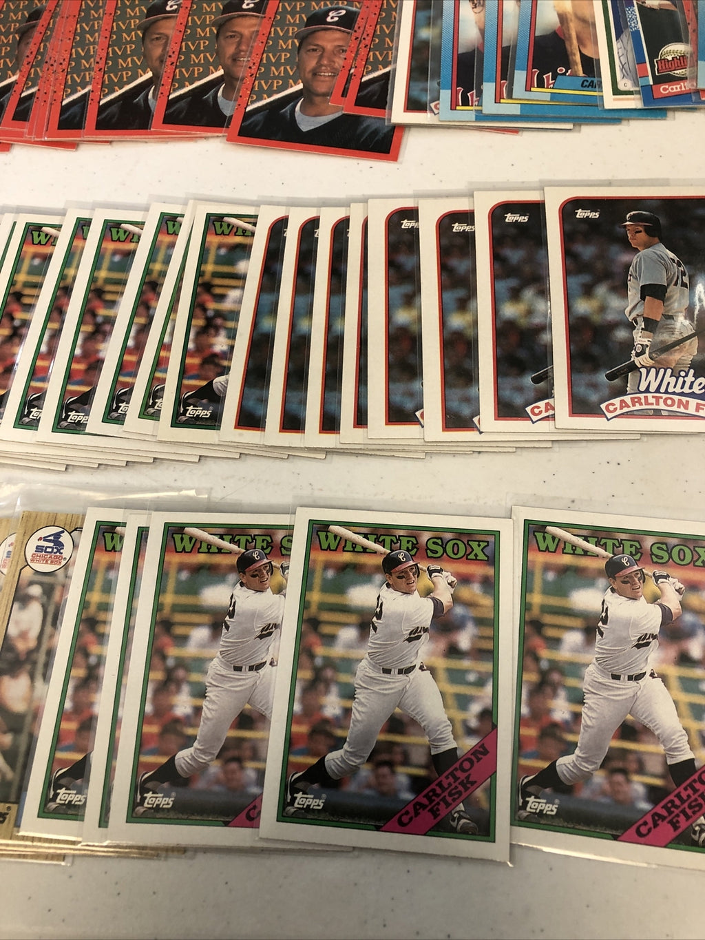Carlton Fisk Baseball Card Lot 300+