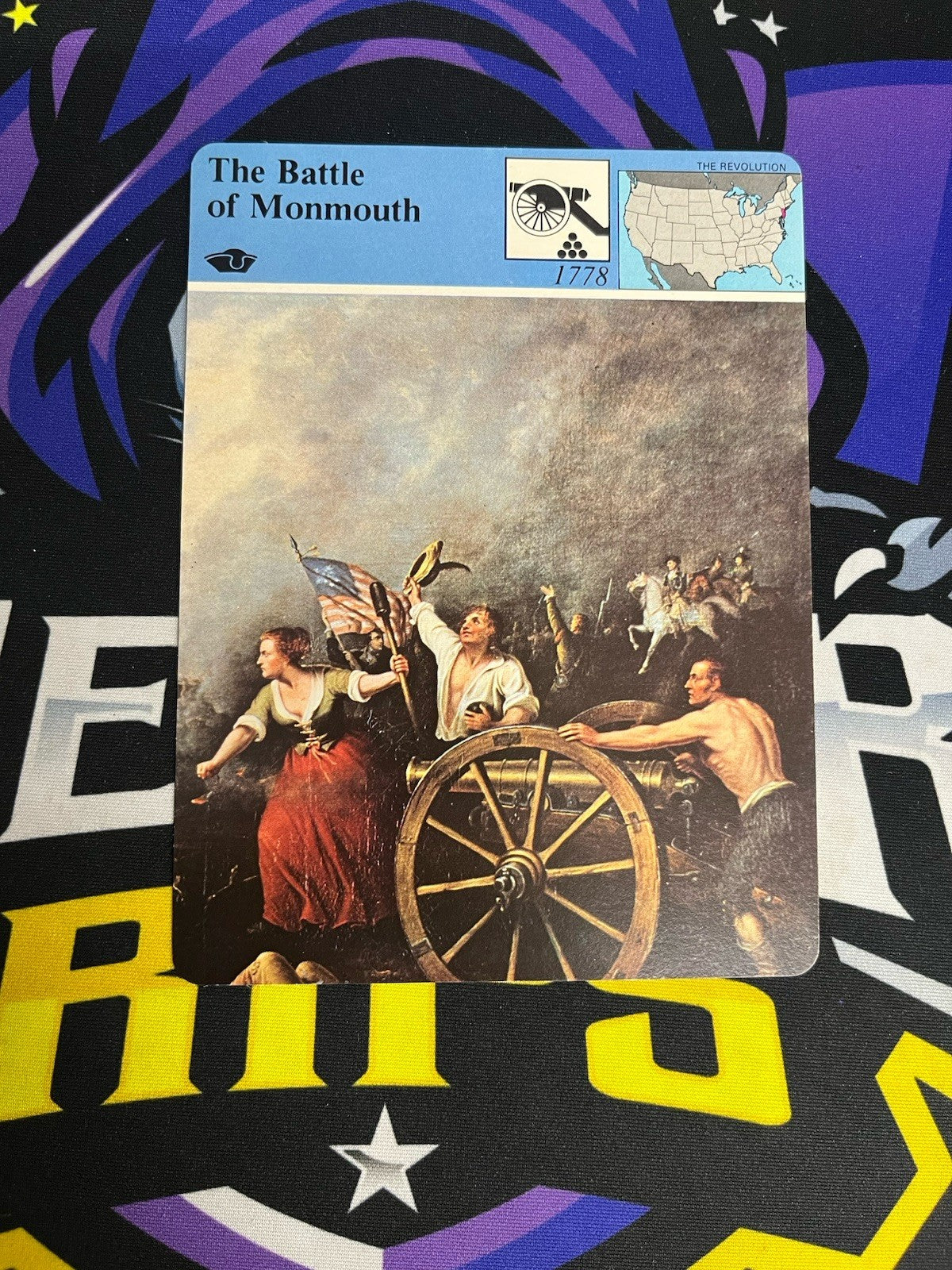 1979 Panarizion The Battle Of Monmouth Card