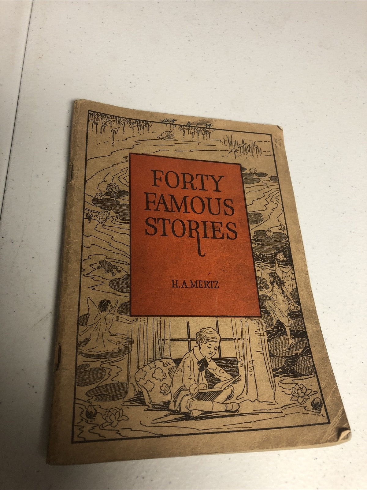 HA MERTZ- FORTY FAMOUS STORIES SOFTCOVER BOOK. 1928