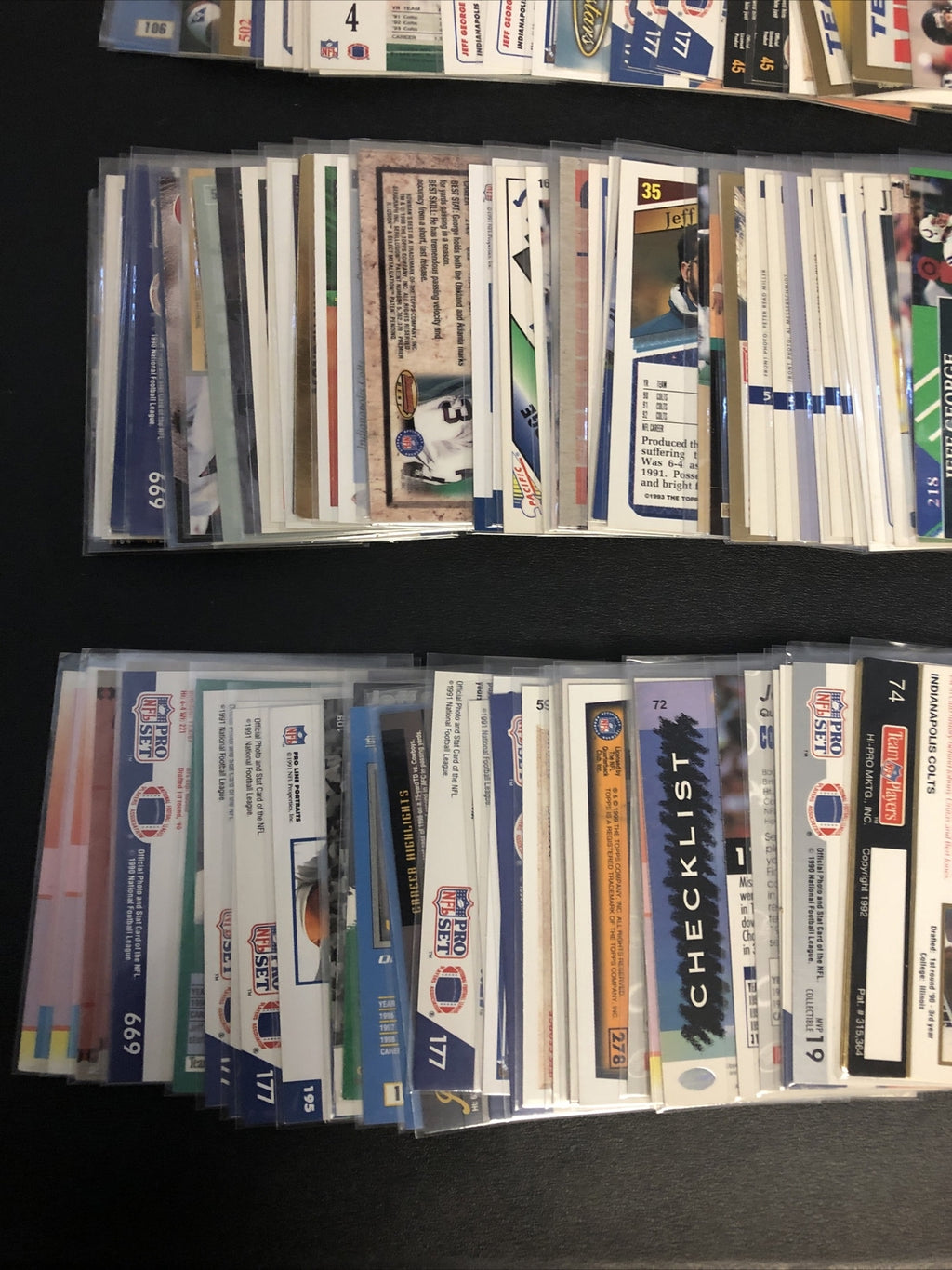 HUGE 144 CARD JEFF GEORGE LOT.GREAT INSERTS/MIXED BRANDS/YRS/RC’S/DUPS/EXC COND!