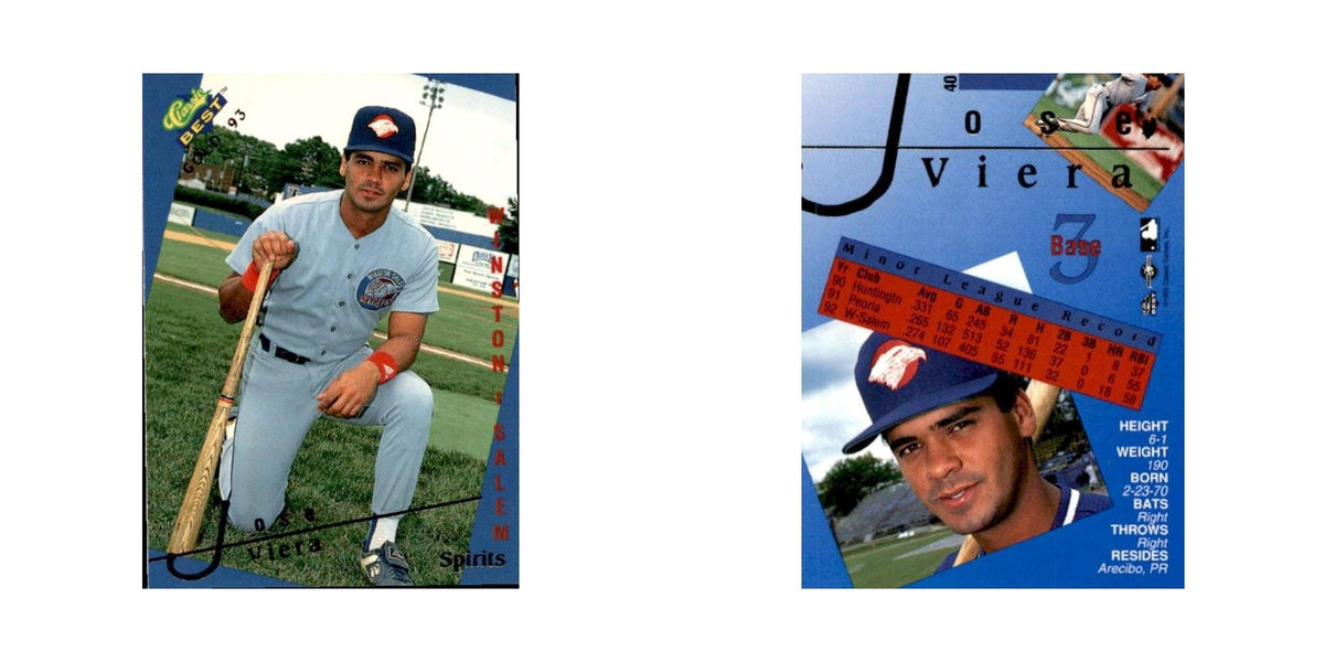 1993 Classic Best Gold Jose Viera Winston Salem Spirits #40