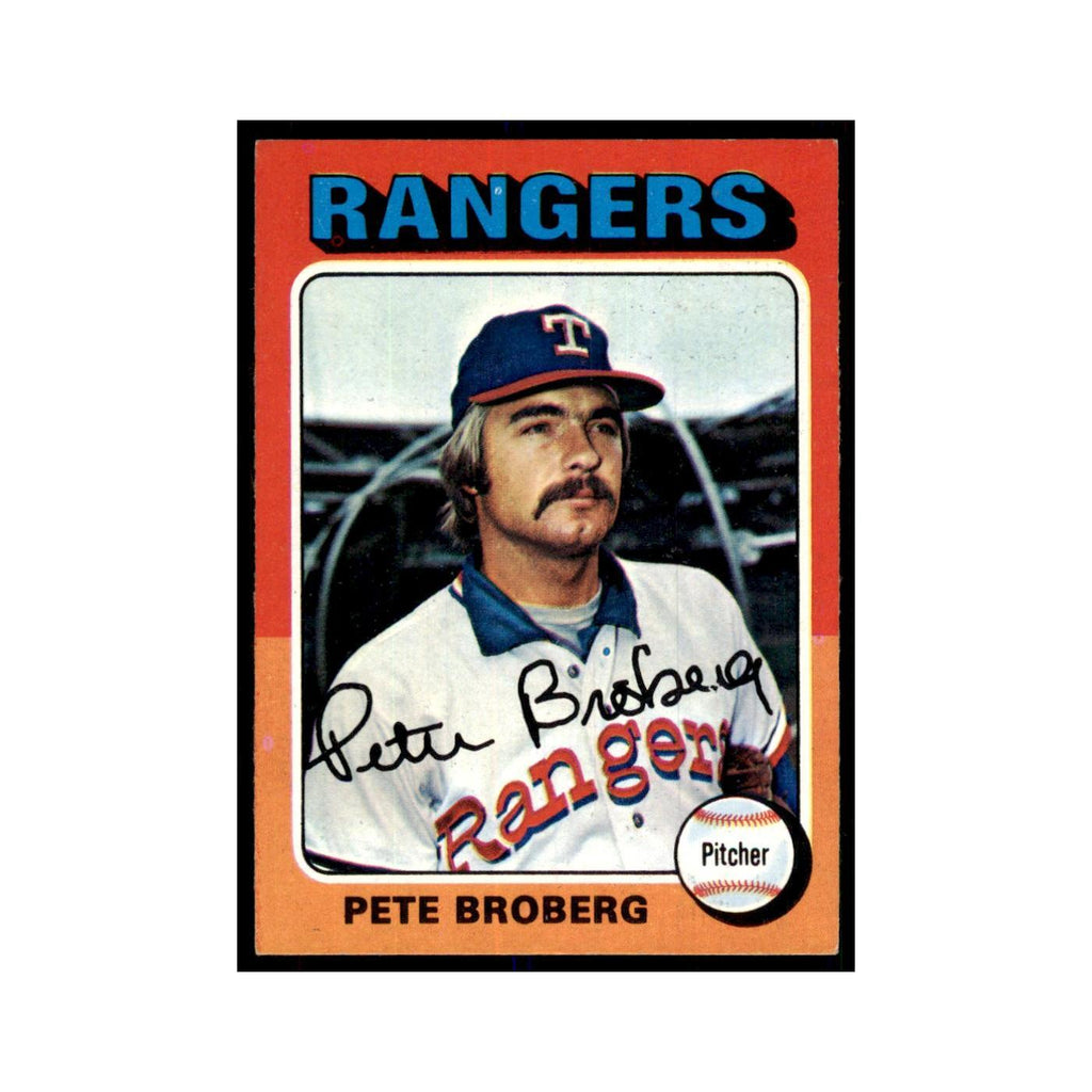 1975 Topps Pete Broberg Rangers #542