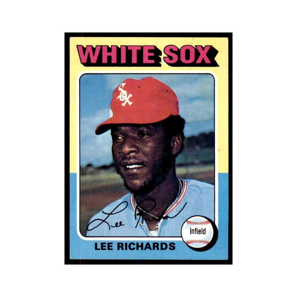 1975 Topps Lee Richards White Sox #653