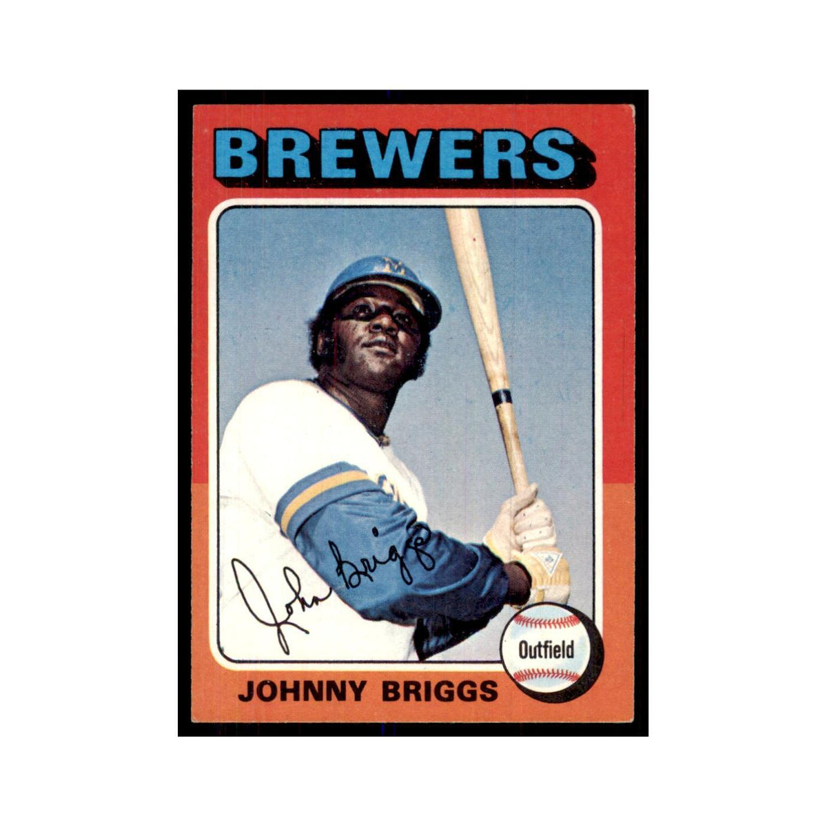 1975 Topps Johnny Briggs Brewers #123