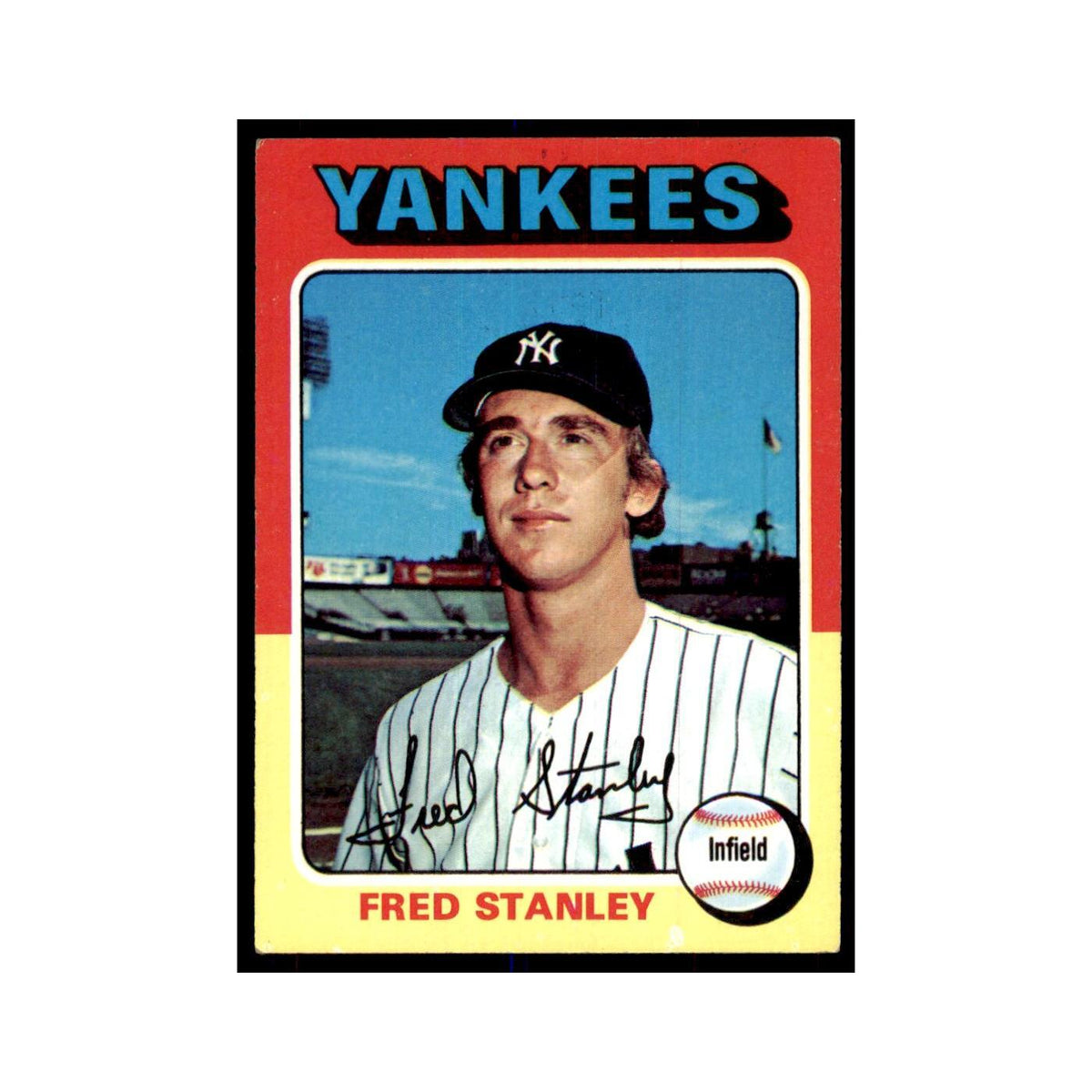 1975 Topps Fred Stanley Yankees #503