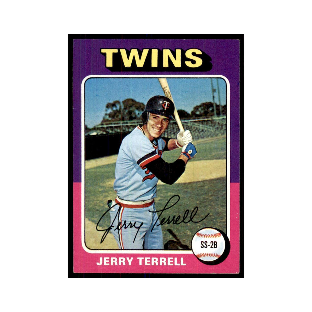1975 Topps Jerry Terrell Twins #654