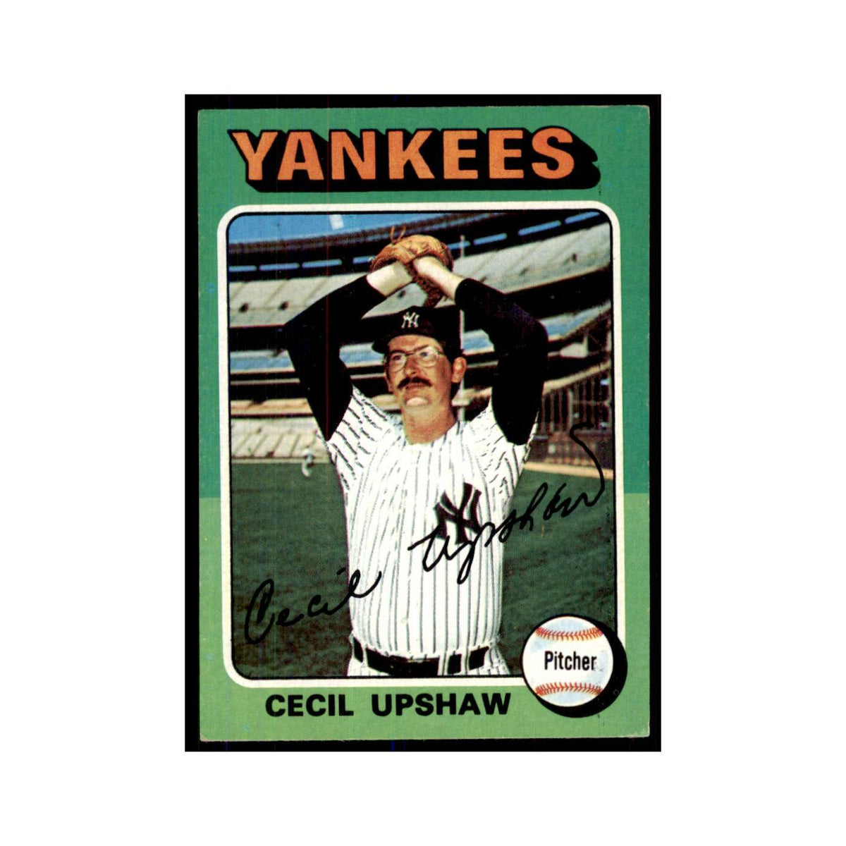 1975 Topps Cecil Upshaw Yankees #92