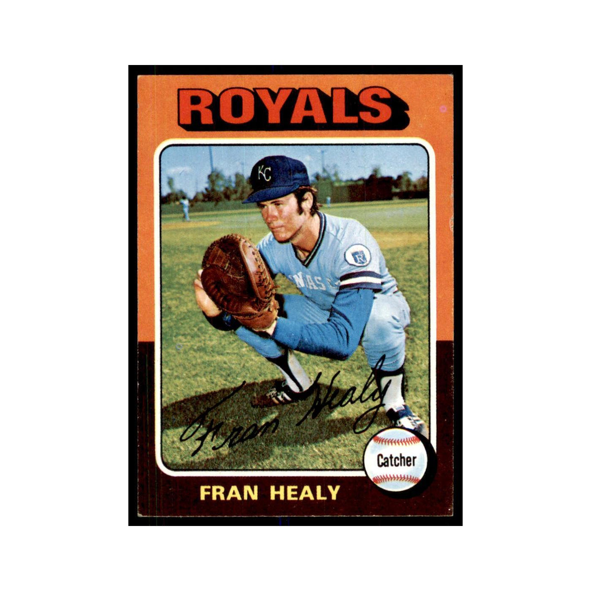 1975 Topps Fran Healy Royals #251