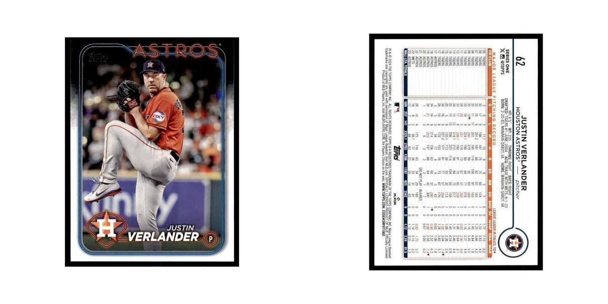 2024 Topps Series 1 Justin Verlander Astros #62