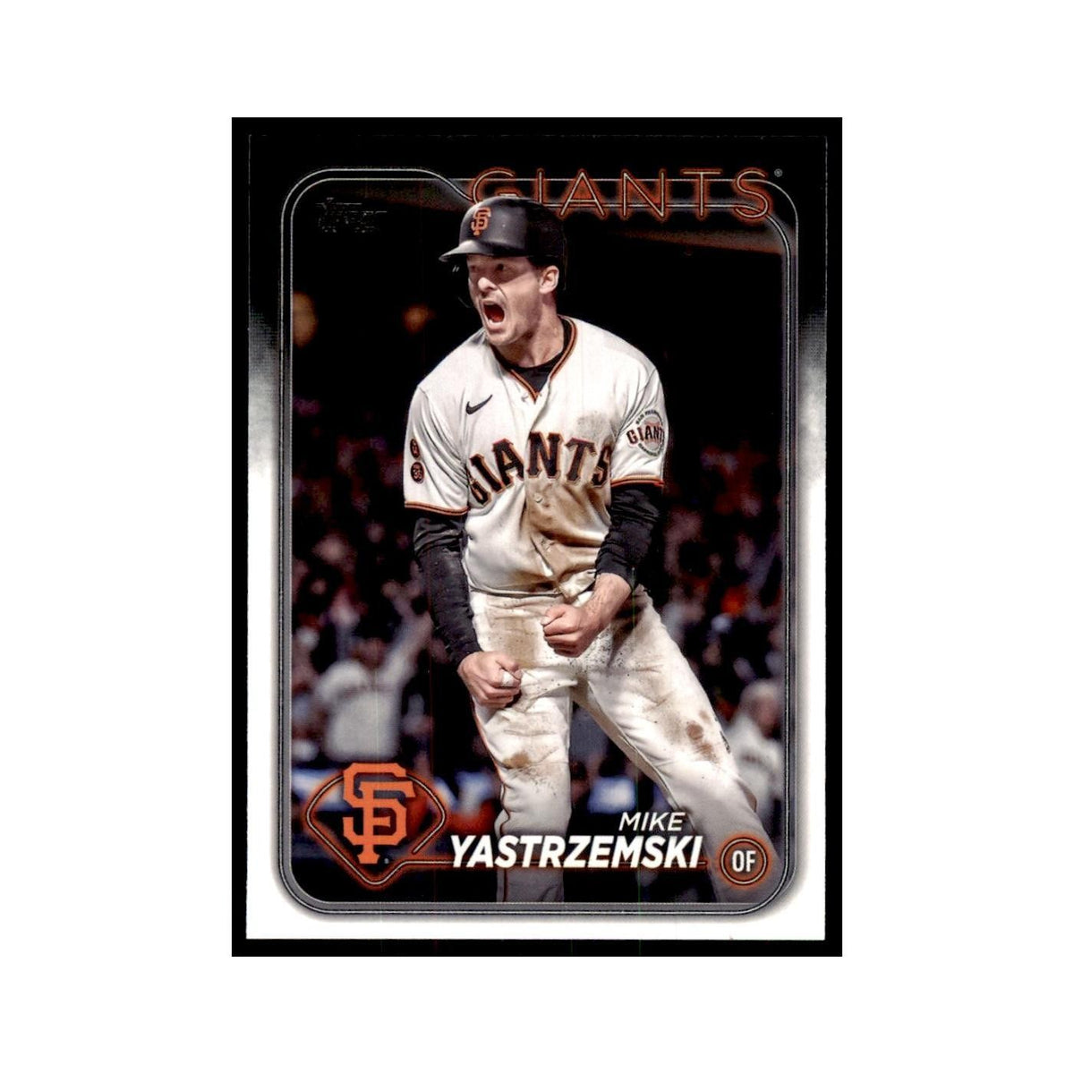 2024 Topps Series 1 Mike Yastrzemski Giants #124