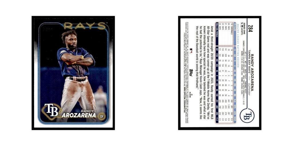 2024 Topps Series 1 Randy Arozarena Rays #284