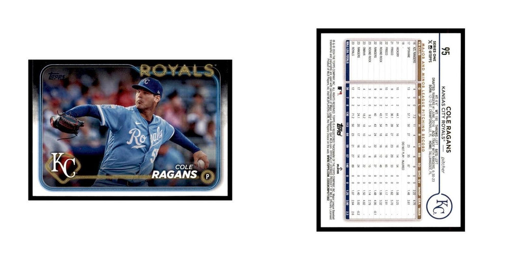 2024 Topps Series 1 Cole Ragans Royals #95