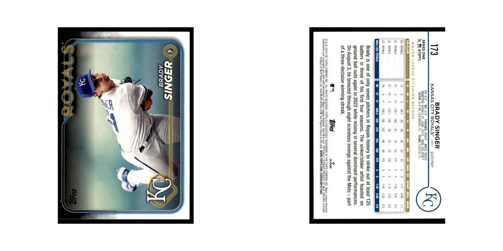 2024 Topps Series 1 Brady Singer Royals #173
