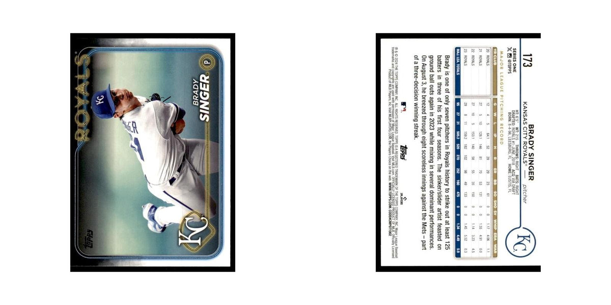2024 Topps Series 1 Brady Singer Royals #173