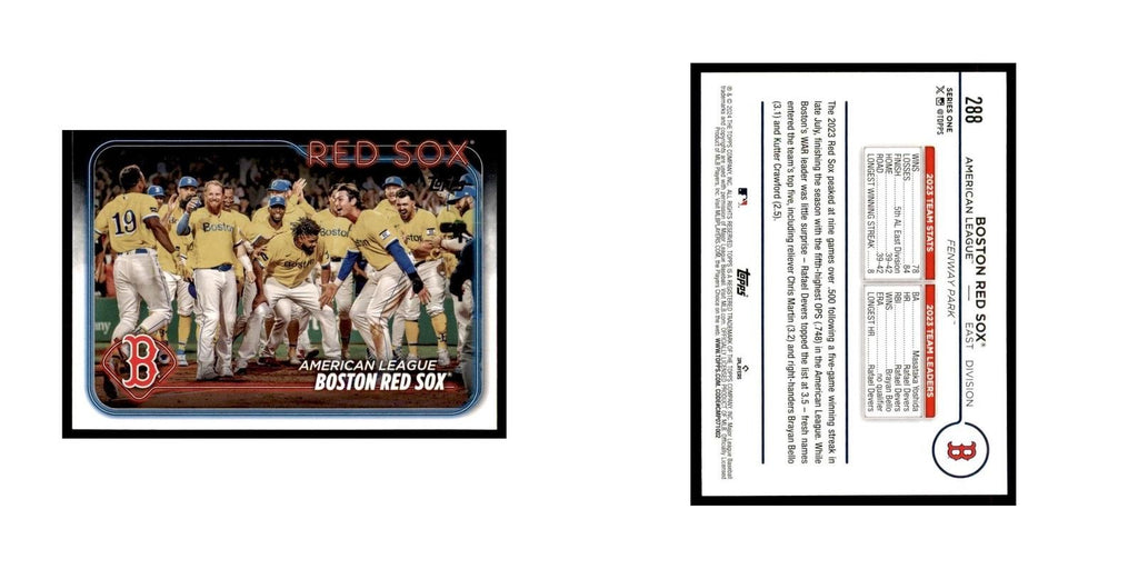 2024 Topps Series 1 Boston Red Sox Red Sox #288