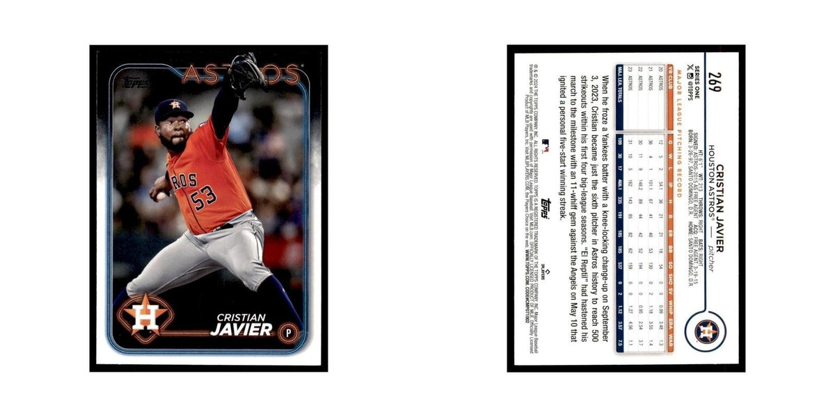 2024 Topps Series 1 Cristian Javier Astros #269
