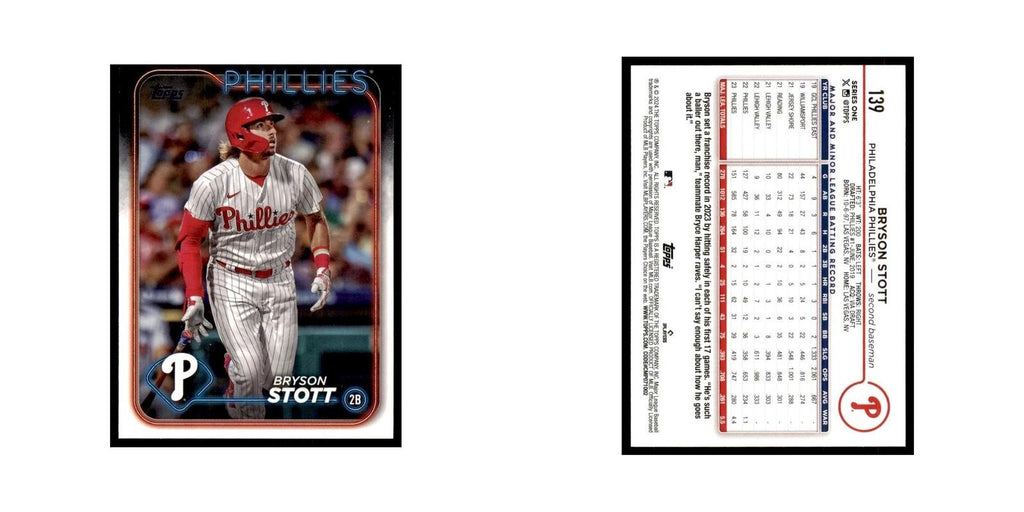 2024 Topps Series 1 Bryson Stott Phillies #139