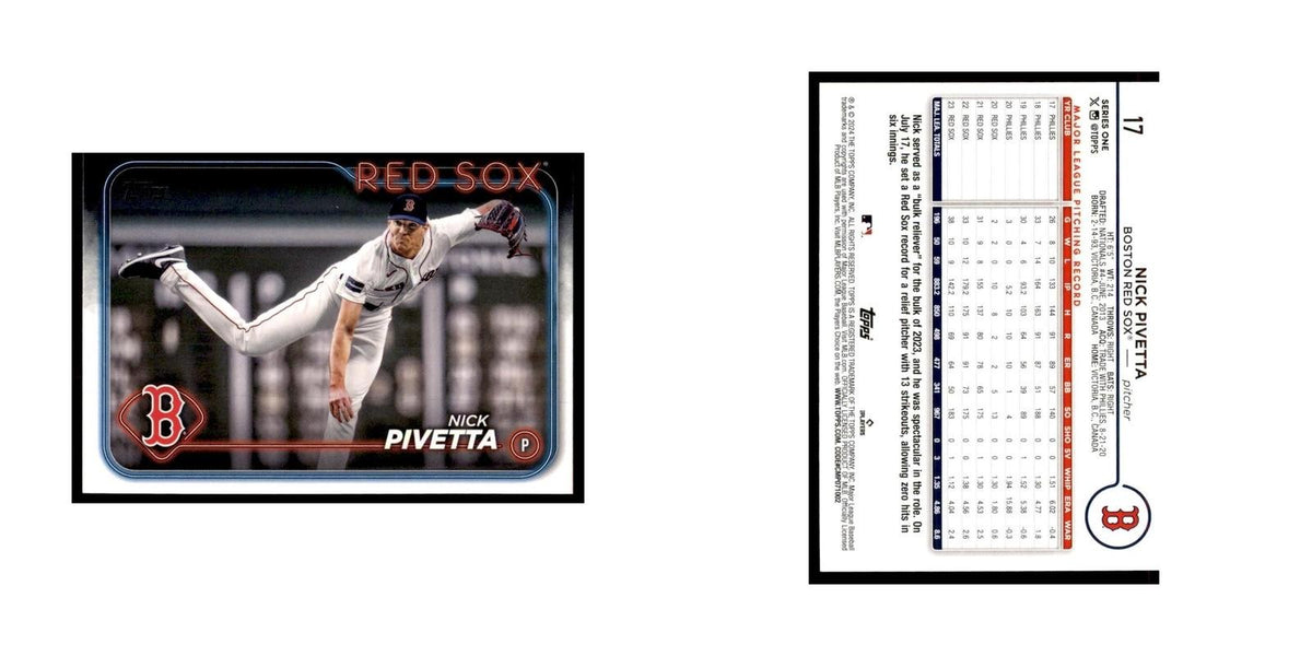2024 Topps Series 1 Nick Pivetta Red Sox #17