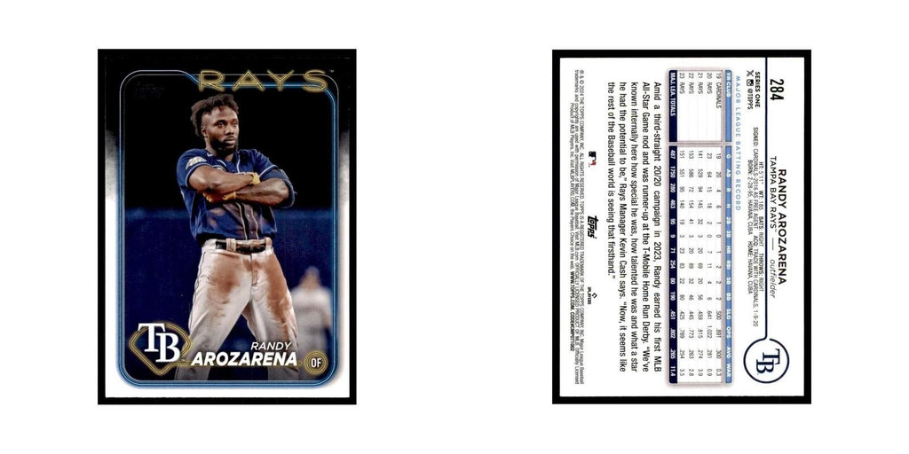 2024 Topps Series 1 Randy Arozarena Rays #284