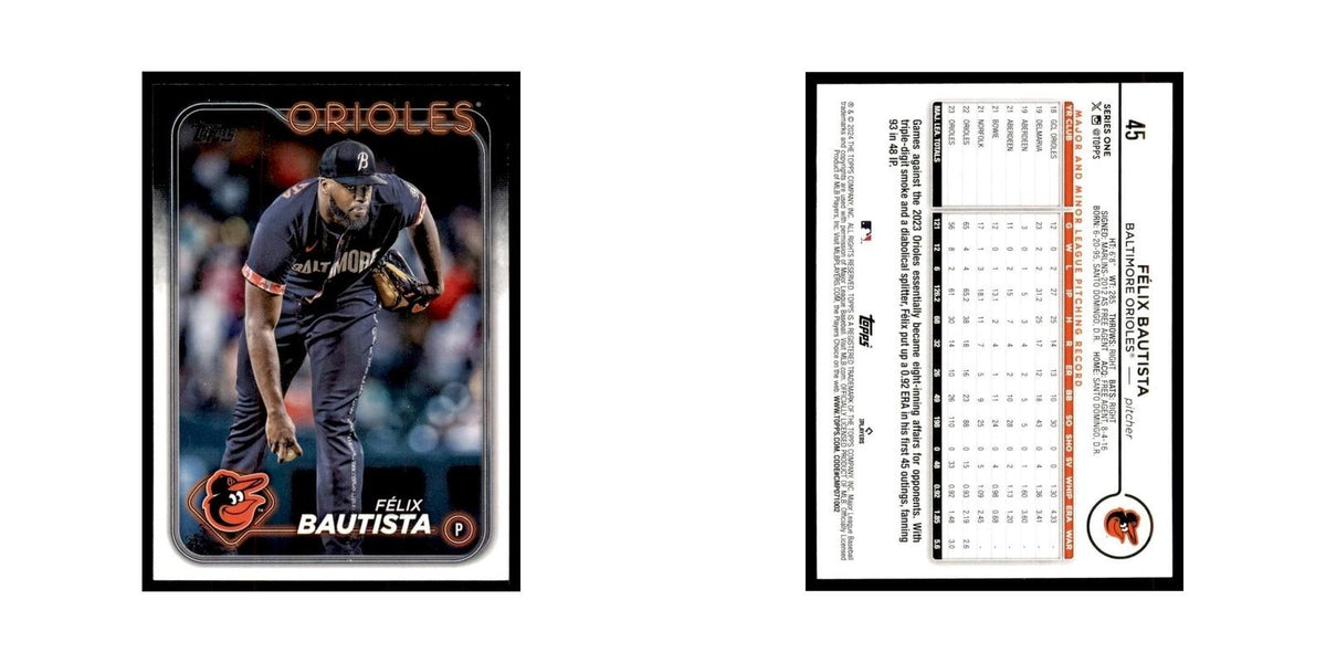 2024 Topps Series 1 Felix Bautista Orioles #45