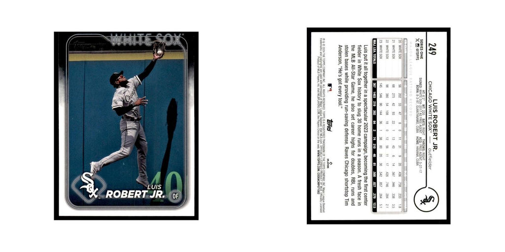 2024 Topps Series 1 Luis Robert Jr. White Sox #249