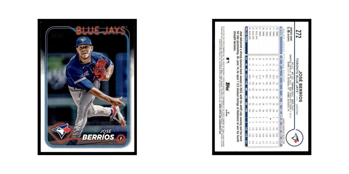 2024 Topps Series 1 Jose Berrios 1 Blue Jays #272