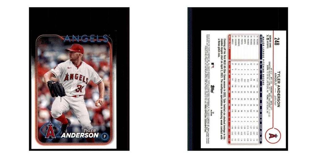 2024 Topps Series 1 Tyler Anderson Angels #248