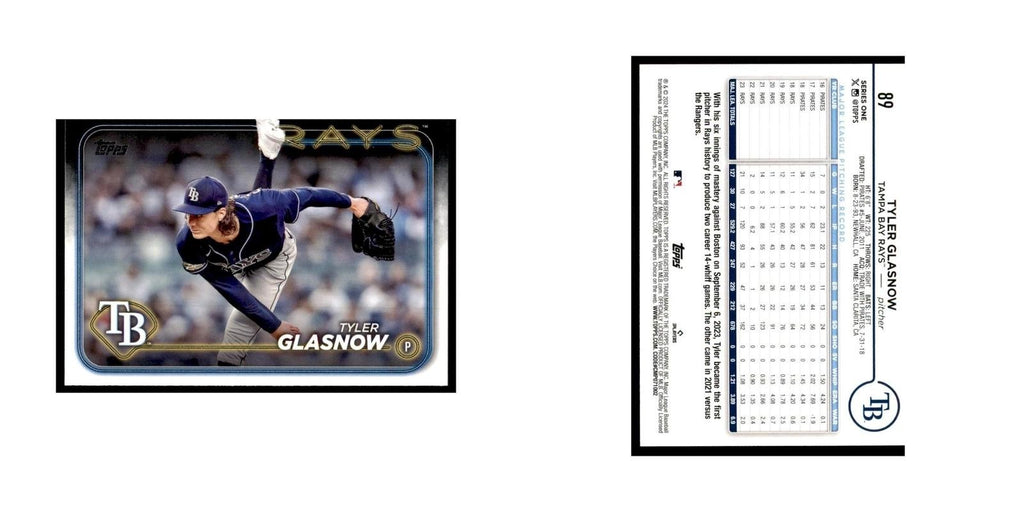 2024 Topps Series 1 Tyler Glasnow Rays #89