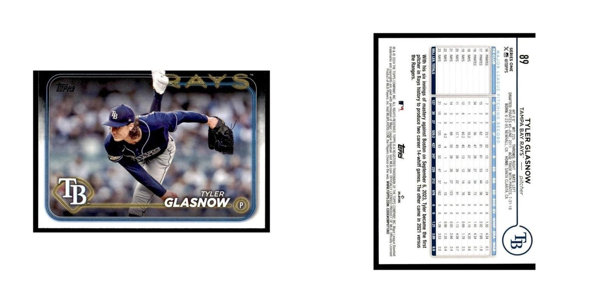 2024 Topps Series 1 Tyler Glasnow Rays #89
