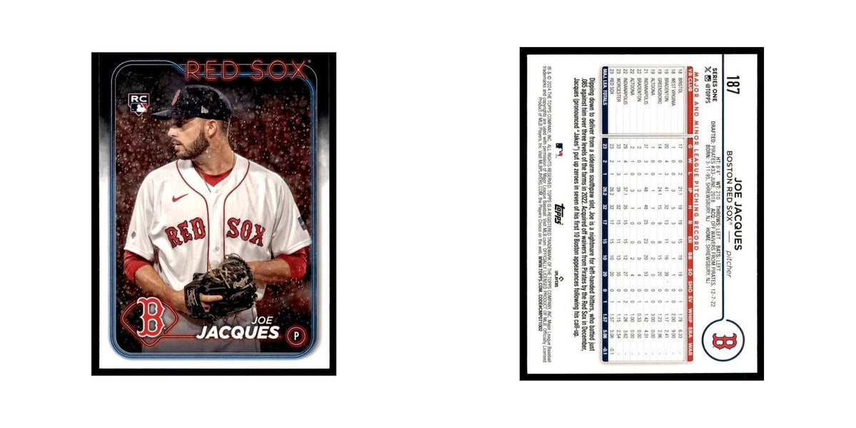 2024 Topps Series 1 Joe Jacques RC Red Sox #187