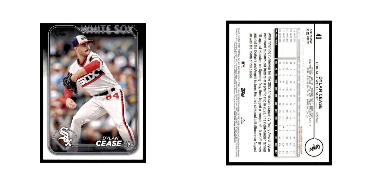 2024 Topps Series 1 Dylan Cease White Sox #40