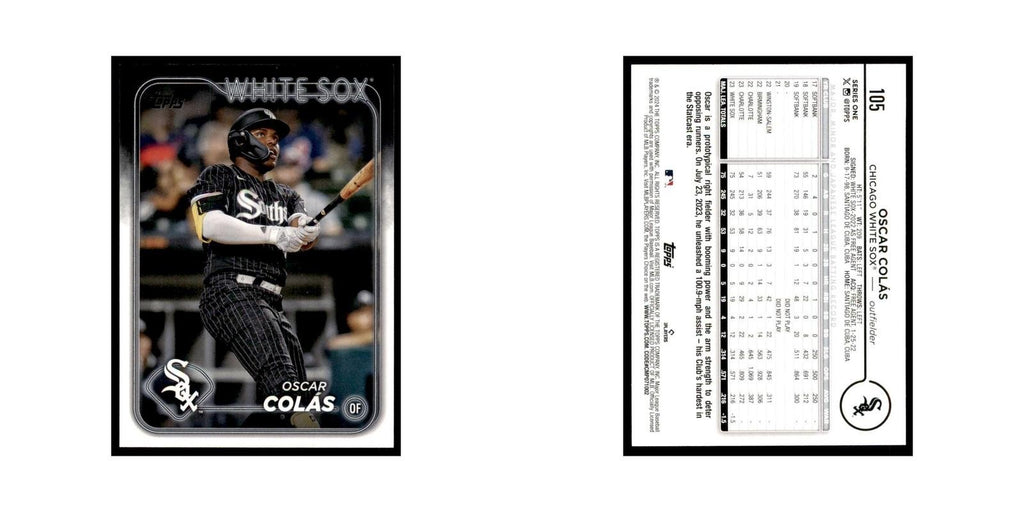 2024 Topps Series 1 Oscar Colas 1 White Sox #105