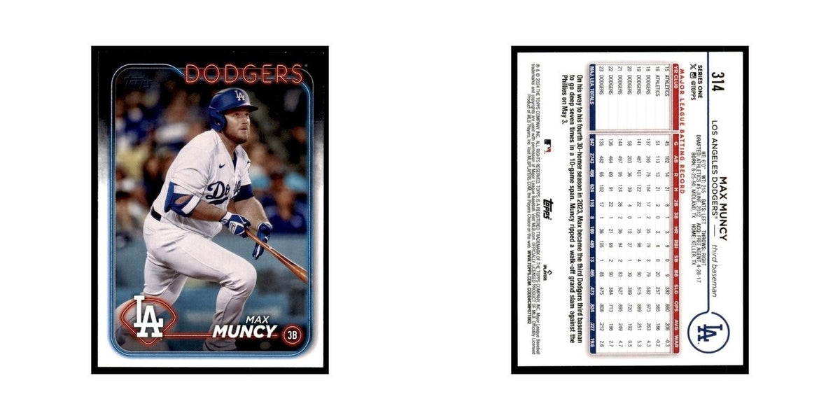 2024 Topps Series 1 Max Muncy Dodgers #314