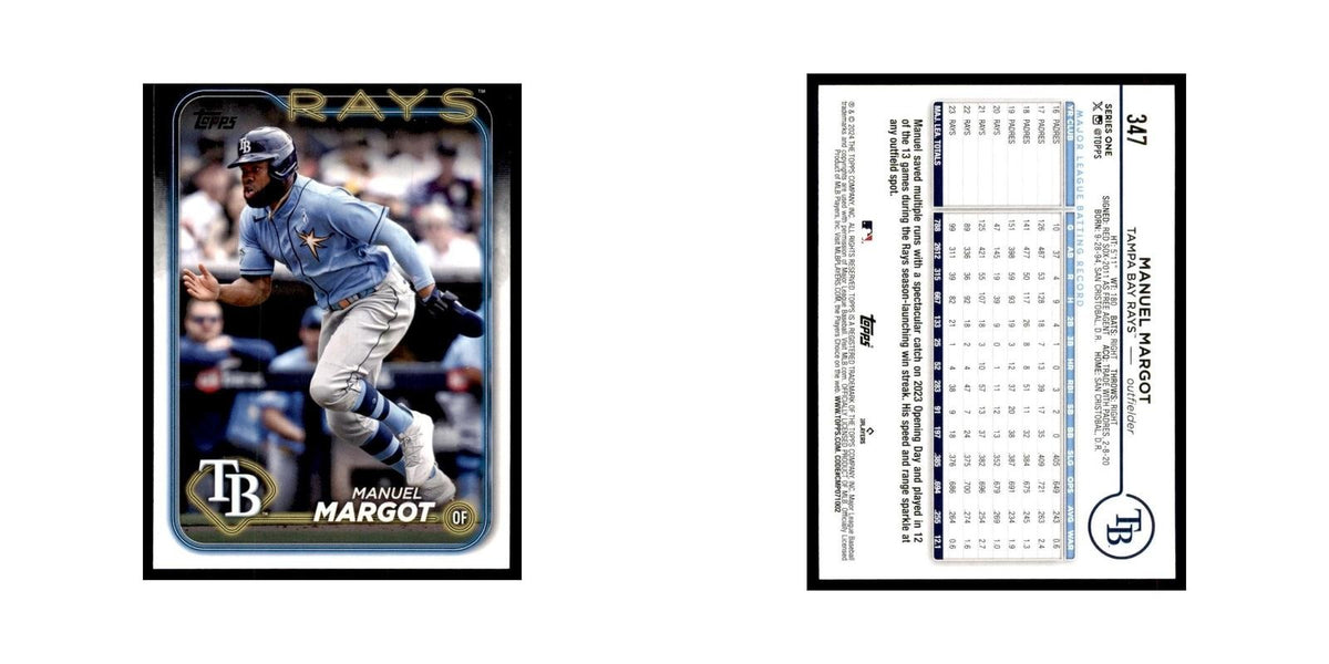 2024 Topps Series 1 Manuel Margot Rays #347