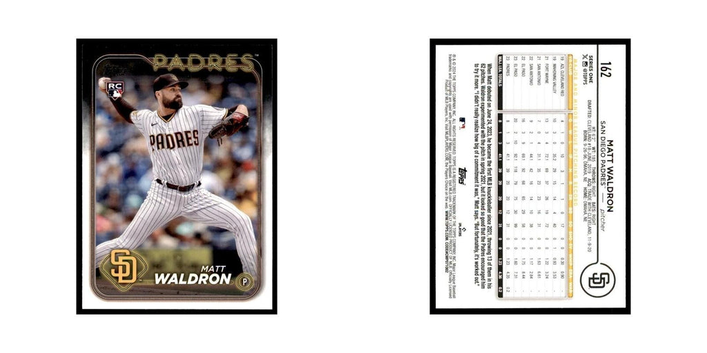 2024 Topps Series 1 Matt Waldron RC Padres #162