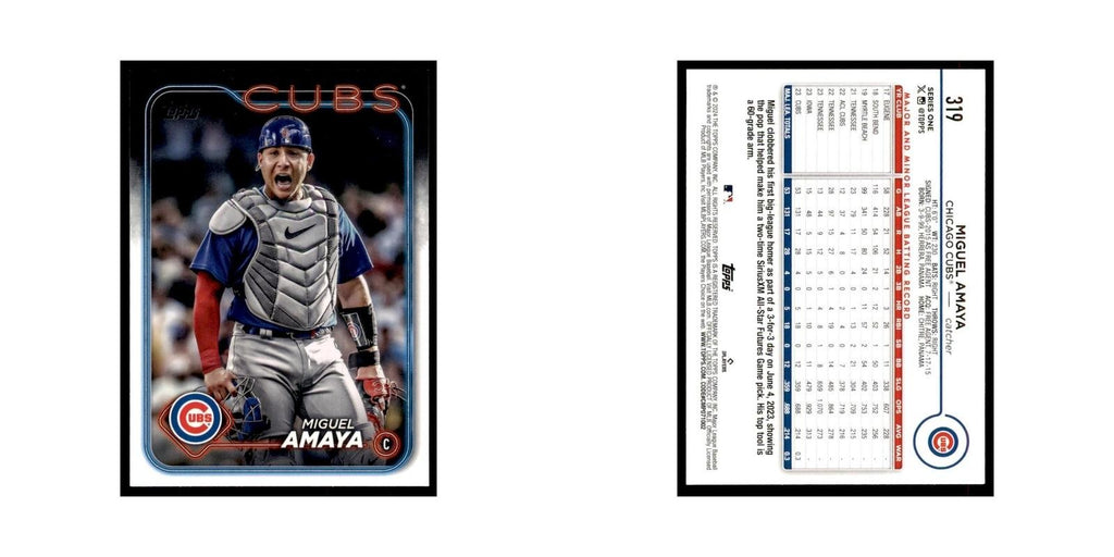 2024 Topps Series 1 Miguel Amaya Cubs #319