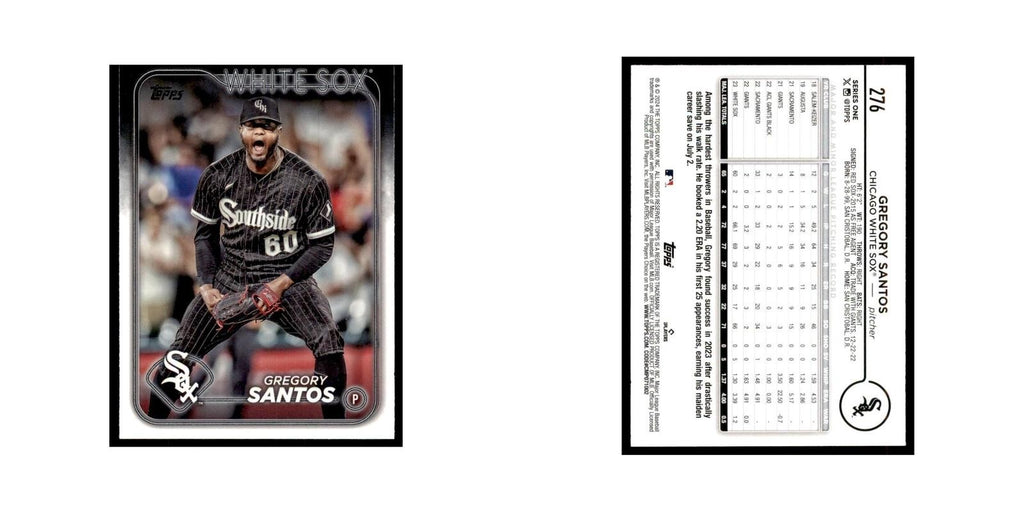 2024 Topps Series 1 Gregory Santos White Sox #276