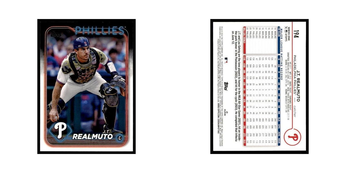2024 Topps Series 1 J.T. Realmuto Phillies #194