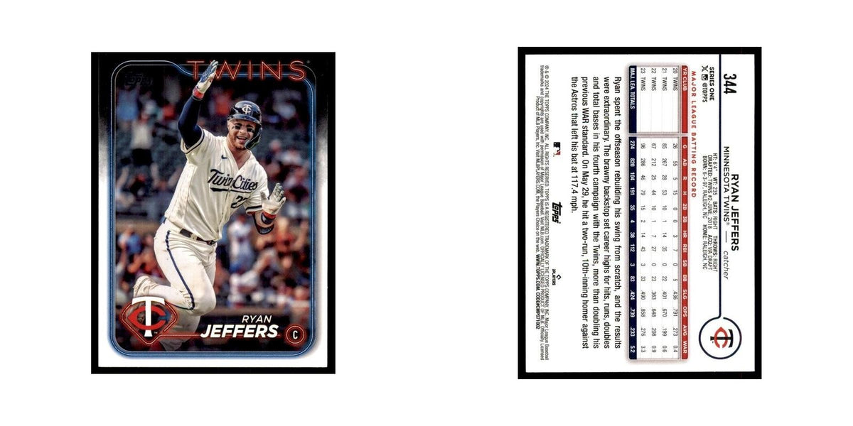 2024 Topps Series 1 Ryan Jeffers Twins #344