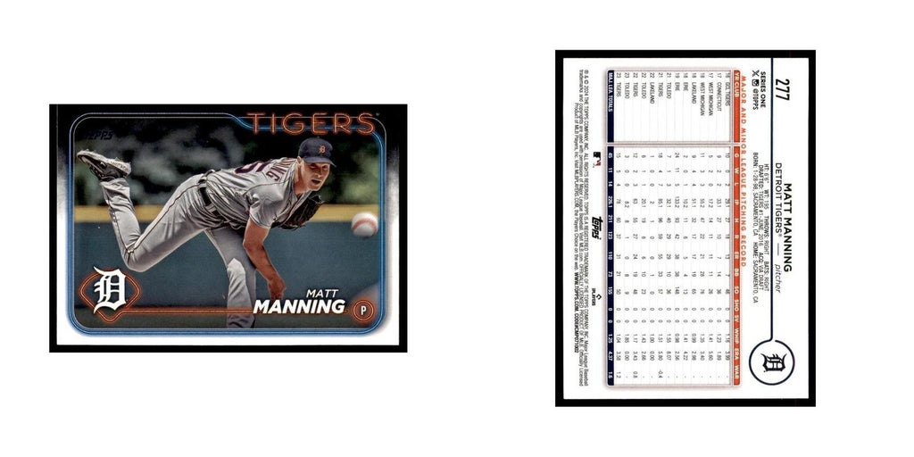 2024 Topps Series 1 Matt Manning Tigers #277