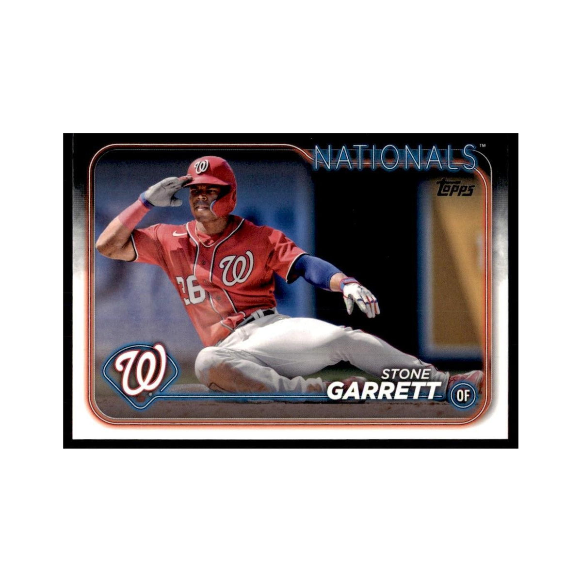 2024 Topps Series 1 Stone Garrett Nationals #68