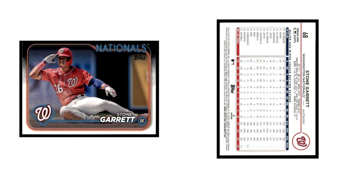 2024 Topps Series 1 Stone Garrett Nationals #68