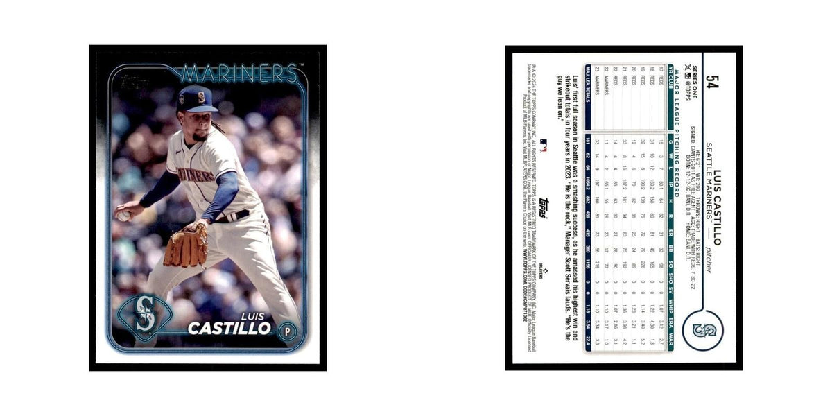 2024 Topps Series 1 Luis Castillo Mariners #54